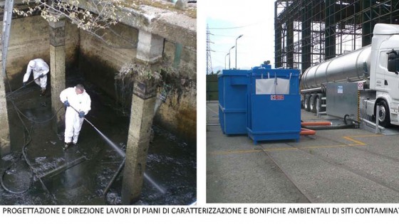 Progettazione, direzione lavori per bonifiche ambientali